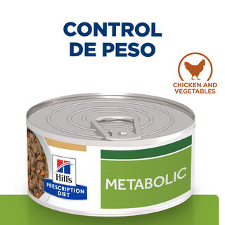 Hill's Adult Mini Prescription Diet Metabolic Estofado de Pollo y Verduras para perros